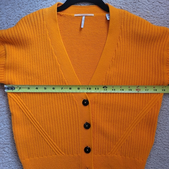 Scotch & Soda Orange Buttton Long Sleeve Cardigan Bright Orange Small - Picture 10 of 13